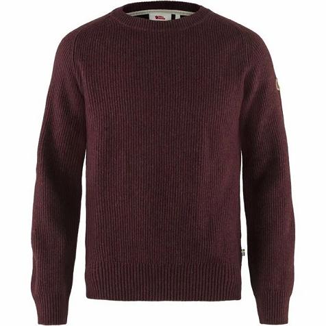 Fjallraven Men Greenland Sweater Red PH190034 Philippines